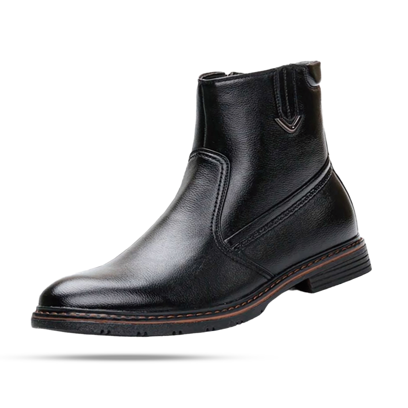 Bota de Couro Juvem com Interior Forrado