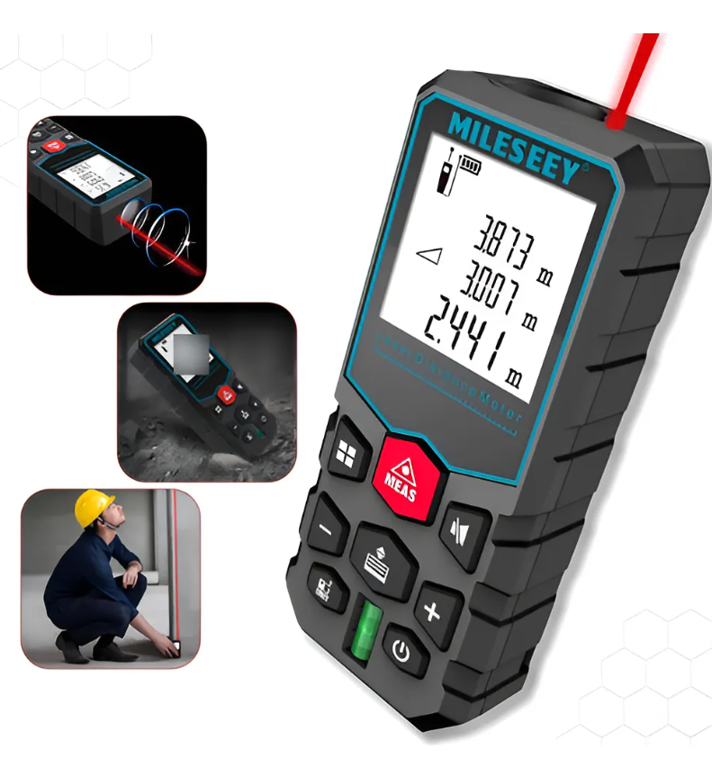Trena Métrica a Laser 100 Metros Display Profissional