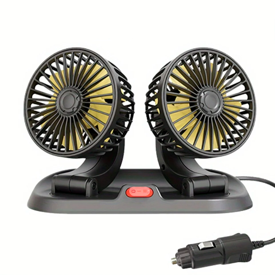 Ventilador Duplo Automotivo 360º TurboCool