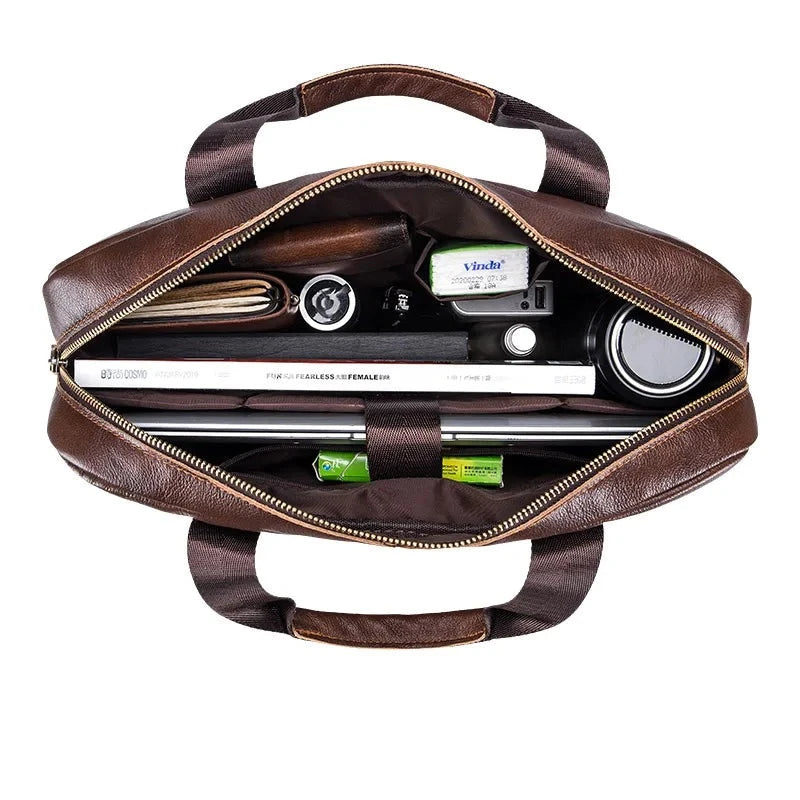 Maleta de Couro Genuino - BullPremium