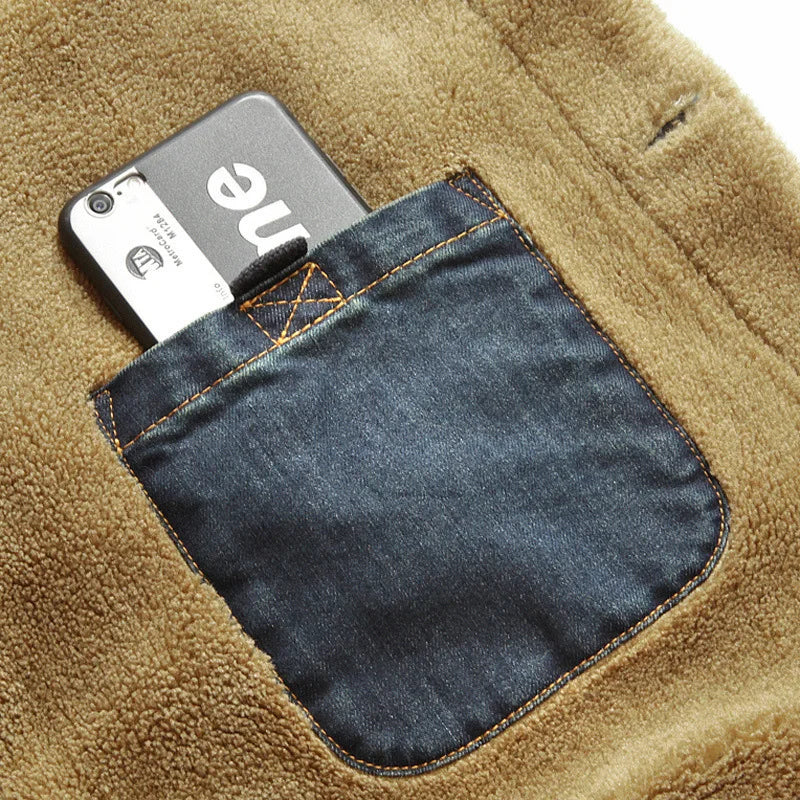 Jaqueta Jeans Masculina Juvem Acolchoada