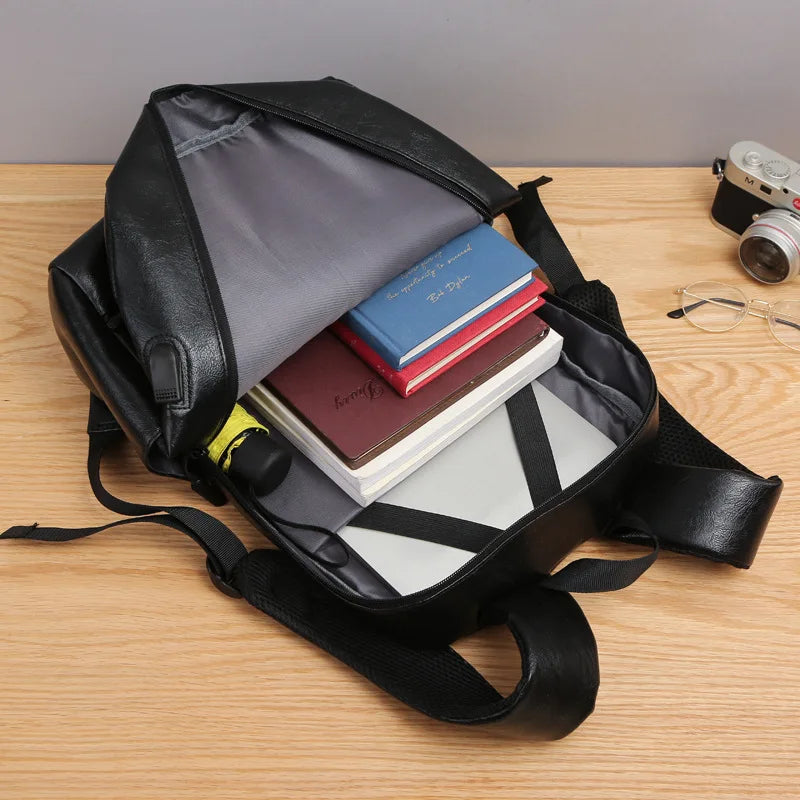 Mochila Executiva em Couro Juvem Gear