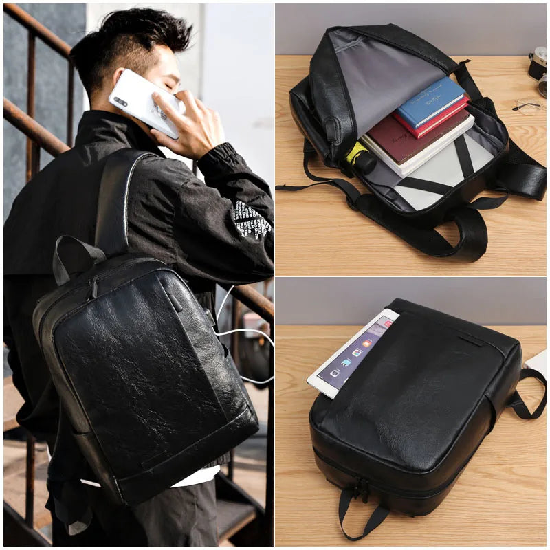 Mochila Executiva em Couro Juvem Gear