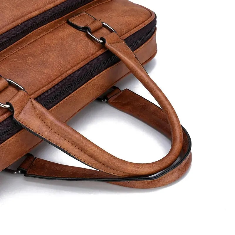 Maleta Masculina em Couro Genuino - Business Pro