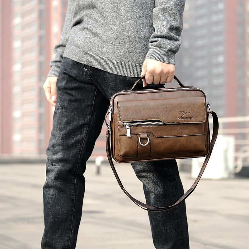 Maleta em Couro Genuino - Kangaroo Premium