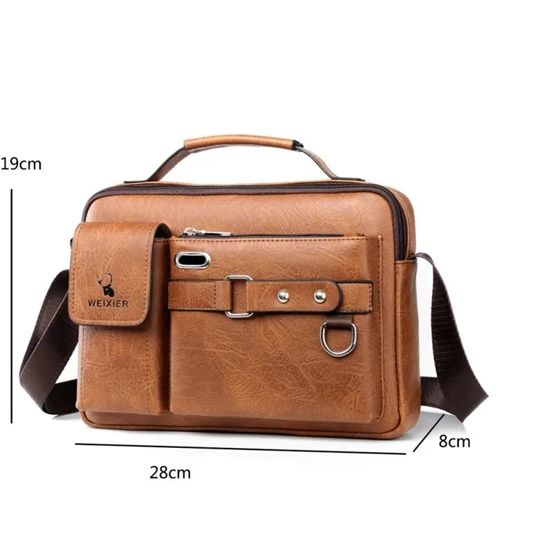 Maleta em Couro Genuino - Levi Premium