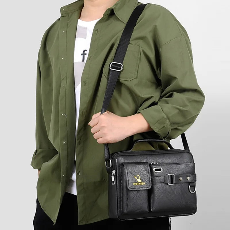 Maleta em Couro Genuino - Levi Premium