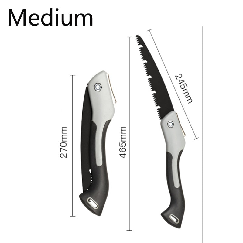 Serra Japonesa Profissional para Madeira Poda de Galhos Dobrável