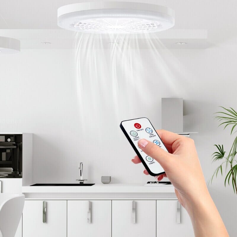 Ventilador de Teto Power Led 2 em 1 - Ultra Potente