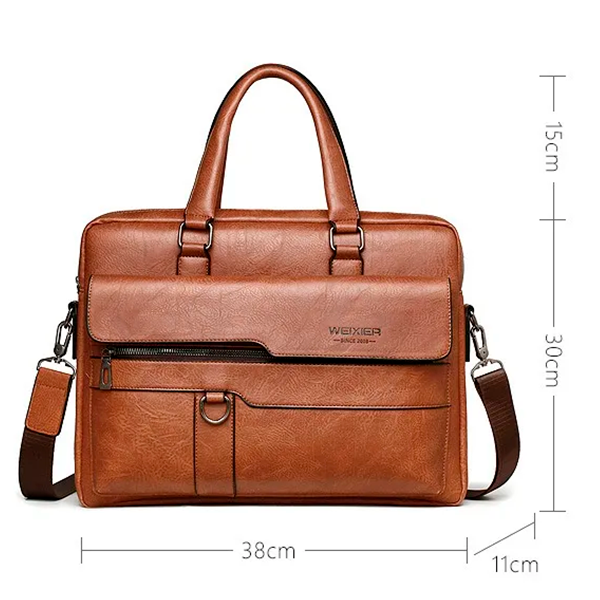 Maleta em Couro Genuino - Weixier Premium Pro