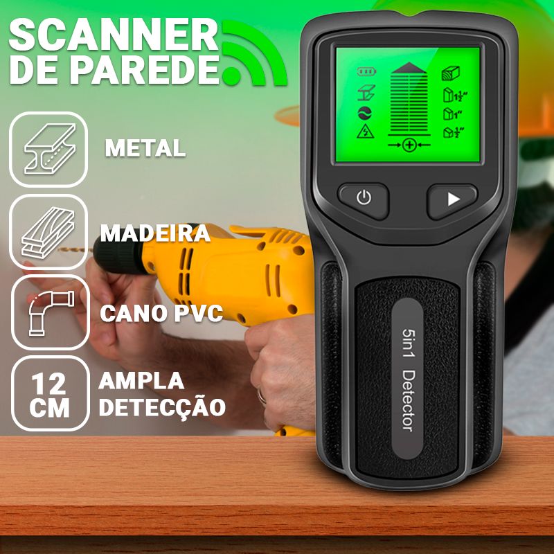 Scanner Profissional de Parede 5 em 1