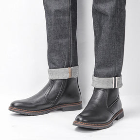 Bota de Couro Juvem com Interior Forrado