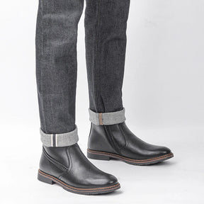 Bota de Couro Juvem com Interior Forrado