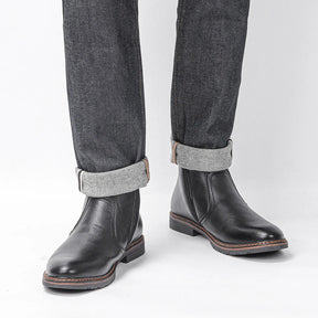 Bota de Couro Juvem com Interior Forrado