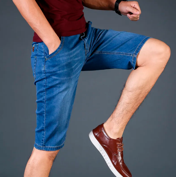 Bermuda Jeans Masculina Ultra Flex - Ultra Confortável