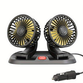Ventilador Duplo Automotivo 360º TurboCool