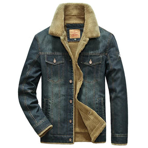 Jaqueta Jeans Masculina Juvem Acolchoada