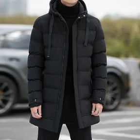Jaqueta Puffer Masculina Alongada Juvem