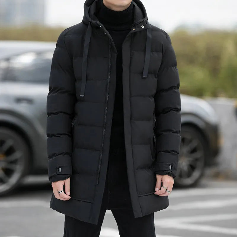 Jaqueta Puffer Masculina Alongada Juvem