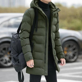 Jaqueta Puffer Masculina Alongada Juvem