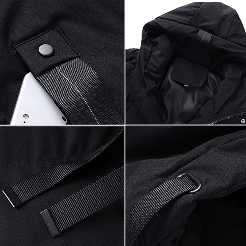 Jaqueta Puffer Masculina Alongada Juvem