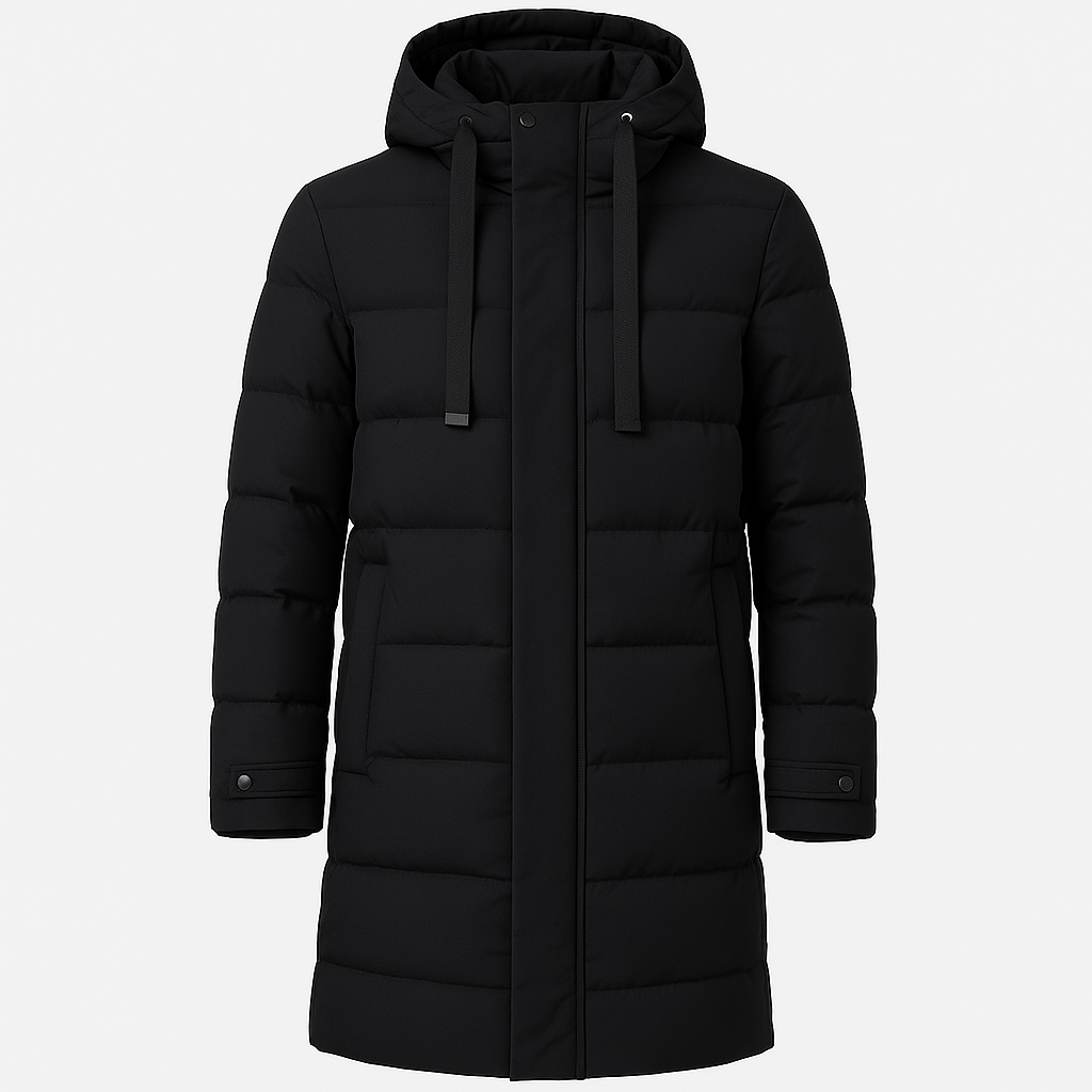 Jaqueta Puffer Masculina Alongada Juvem