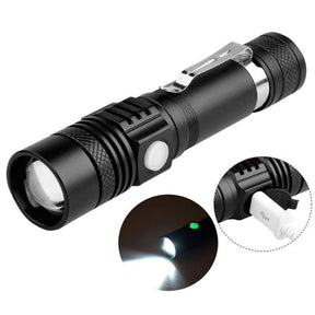 Super Lanterna Tática LED Zoom - Ultra Potente