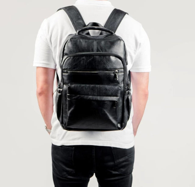 Mochila Executiva em Couro Cargo