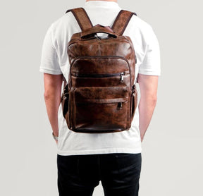 Mochila Executiva em Couro Cargo