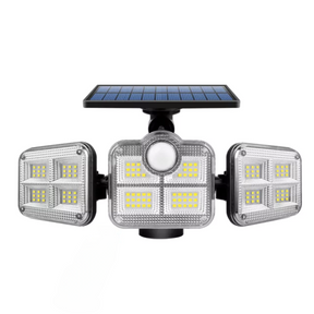 Refletor Led Solar Com 3 Cabeças 800W - Power Light