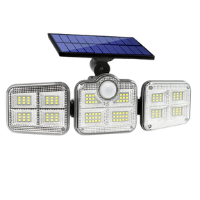 Refletor Led Solar Com 3 Cabeças 800W - Power Light