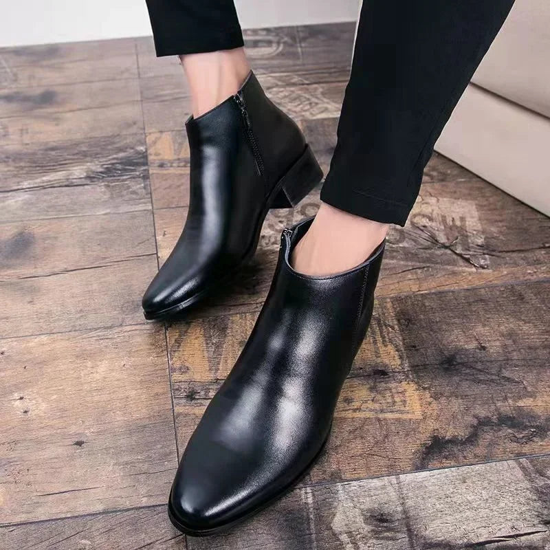 Bota de Couro Masculina Juvem Bristol