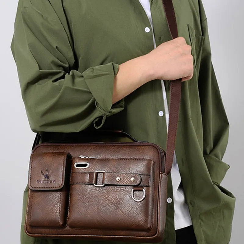 Maleta em Couro Genuino - Levi Premium