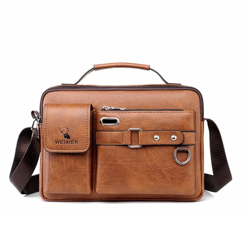 Maleta em Couro Genuino - Levi Premium