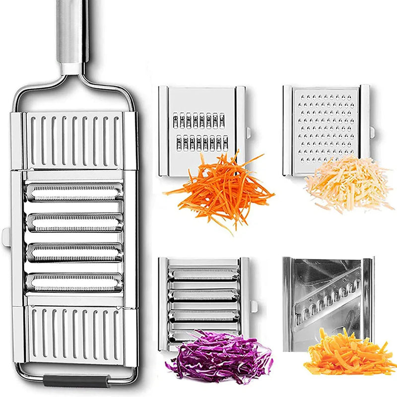 Ralador Profissional de Legumes Multiuso Com 4 Lâminas