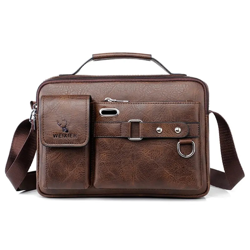 Maleta em Couro Genuino - Levi Premium