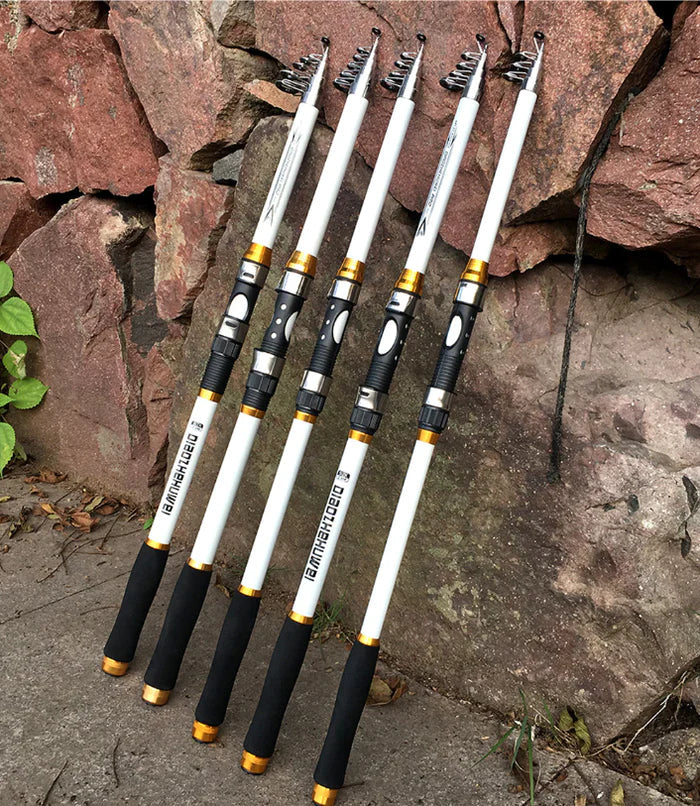 Vara de Pesca Telescópica Premium - Carbon Fish