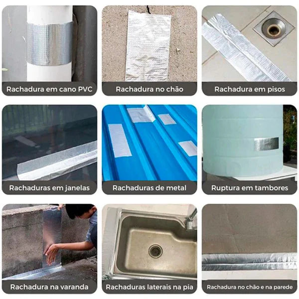 Super Fita Adesiva Impermeável Fix Bonde